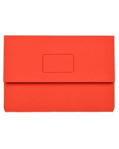 MARBIG SLIMPICK FOOLSCAP DOCUMENT WALLET RED