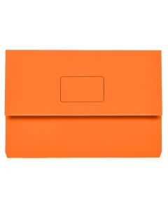MARBIG SLIMPICK FOOLSCAP DOCUMENT WALLET ORANGE