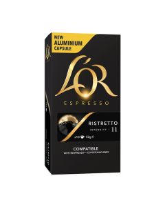 L'OR ESPRESSO CAPSULES RISTRETTO 11 BOX 100