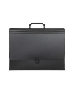 MARBIG EXPANDING CASE FOOLSCAP 26 POCKET BLACK