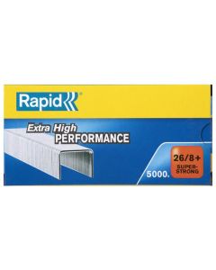 RAPID STAPLES 26/8MM BOX 5000 S/STRONG