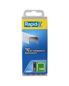RAPID TOOLS STAPLES 140/6MM BOX 2000
