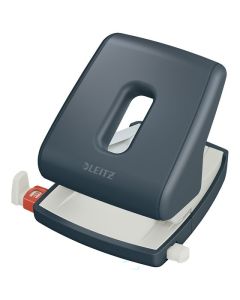 LEITZ COSY PUNCH 2H 30SHT VELVET GREY