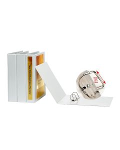 MARBIG CLEARVIEW INSERT BINDER HI-CAP 25MM 2D WHITE