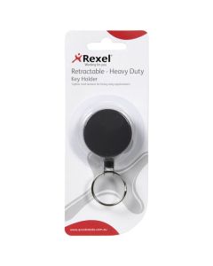 REXEL ID RETRACTABLE METAL KEY HOLDER NYLON CORD (HANGSELL)