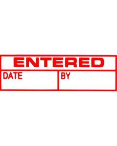 XSTAMPER CX-BN 1534 ENTERED/DATE/BY RED
