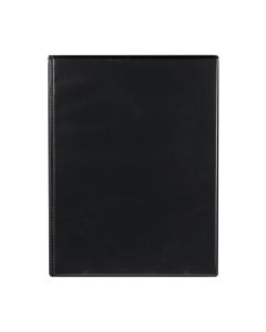 MARBIG CLIPFOLDER INSERT W/ EXP POCKET BLACK