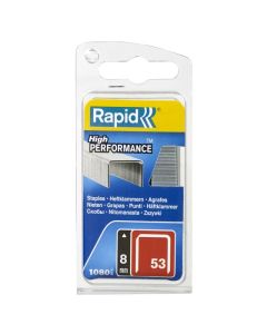 RAPID TOOLS STAPLES 53/8MM BOX 1080