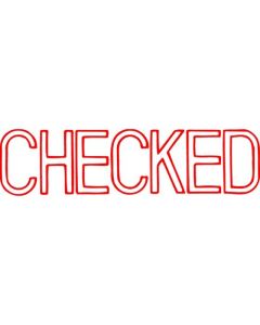 XSTAMPER CX-BN 1038 CHECKED RED