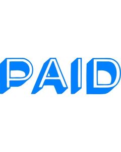 XSTAMPER CX-BN 1357 PAID BLUE