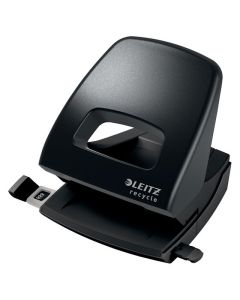 LEITZ RECYCLE PUNCH 2H 30SHT BLACK