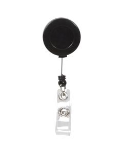 REXEL ID RETRACTABLE CARD HOLDER WITH S BLACK