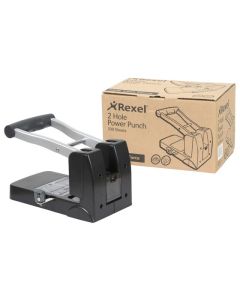 REXEL PUNCH 2H 100 SHEET POWER BLK/SILV