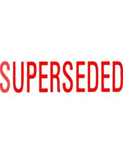 XSTAMPER CX-BN 1366 SUPERSEDED RED