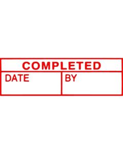 XSTAMPER CX-BN 1542 COMPLETED DATE/BY RED