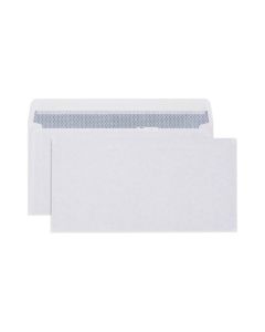 CUMBERLAND ENVELOPE SECRETIVE 90GSM DL 110X220MM WHITE BOX500