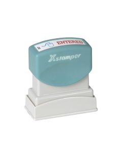 XSTAMPER CX-BN 2027 ENTERED WITH ICON RED/BLUE