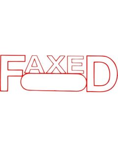 XSTAMPER CX-BN 1350 FAXED/DATE RED