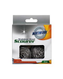 NORTHFORK  STAINLESS STEEL SCOURER PK4
