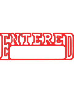 XSTAMPER CX-BN 1205 ENTERED/DATE RED