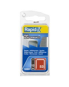 RAPID TOOLS STAPLES 53/12MM BOX 1080