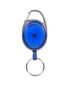 REXEL ID RETRACTABLE SNAP LOCK KEY HOLDERS BLUE