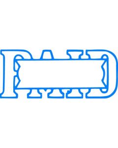 XSTAMPER CX-BN 1201 PAID/DATE BLUE