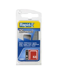 RAPID TOOLS STAPLES 53/6MM BOX 1080
