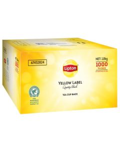 LIPTON YELLOW LABEL QUALITY BLACK TEA CUP BAGS 1000 TEA BAGS