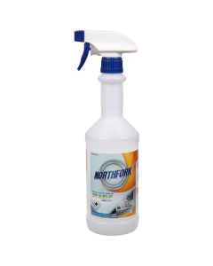 NORTHFORK SURFACE SPRAY DISINFECTANT HOSPITAL GRADE SPRAY ON WIPE OFF 750ML DECANTING BOTTLE