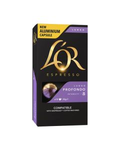L'OR ESPRESSO CAPSULES LUNGO PROFONDO 8 BOX 100