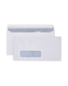 CUMBERLAND LASER ENVELOPE WINDOW ENVELOPE 90GSM DL 110 X 220MM WHITE BOX500