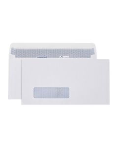 CUMBERLAND WINDOW ENVELOPE 90GSM DLX 120X235MM WHITE BOX500