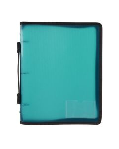MARBIG ZIPPER BINDER WITH HANDLE 25MM 3O GREEN