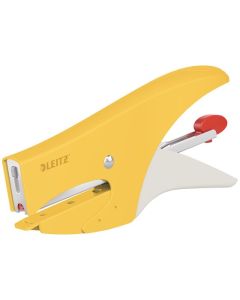LEITZ COSY PLIER 15SHT WARM YELLOW