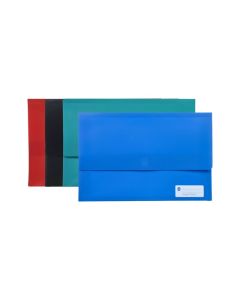 MARBIG POLYPICK DOCUMENT WALLET FOOLSCAP ASSORTED BULK