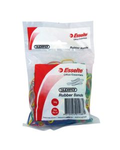 ESSELTE SUPERIOR RUBBER BANDS ASSORTED
