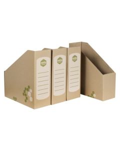 MARBIG MAGAZINE HOLDER KRAFT 4PACK