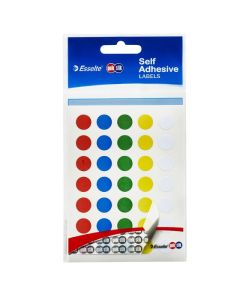QUIKSTIK LABELS HANGSELL CIRCLE 11MM ASSORTED 245 LABELS