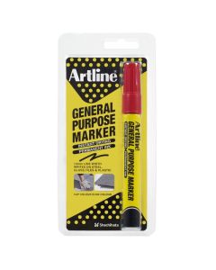 ARTLINE PROFESSIONAL SERIES GENERAL PURPOSE PERM MARKER RED HS