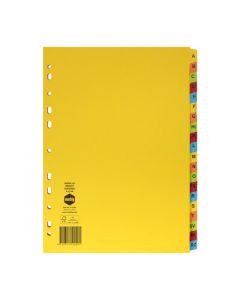 MARBIG INDICES & DIVIDERS A-Z TAB MANILLA A4 BRIGHTS