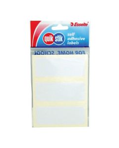 QUIKSTIK LABELS HANGSELL RECTANGLE 29X76MM WHITE 21 LABELS