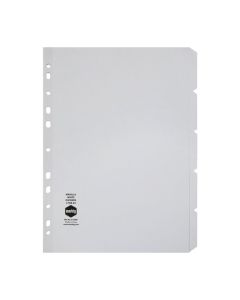MARBIG INDICES & DIVIDERS 5 TAB MANILLA A4 WHITE