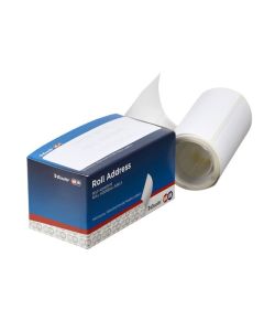 QUIKSTIK LABEL DISPENSER ADDRESS ROLL 36X103MM WHITE 100 LABEL