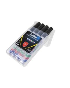 ARTLINE 90 PERMANENT MARKER BLACK 4 PACK