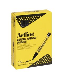 ARTLINE PROFESSIONAL SERIES GENERAL PURPOSE PERM MARKER BLACK