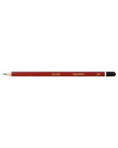COLUMBIA COPPERPLATE LEAD PENCIL HEXAGONAL 4B PK2