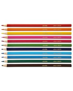 COLUMBIA COLOURSKETCH COLOUR PENCIL ROUND PACK 12