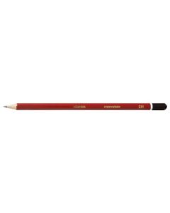 COLUMBIA COPPERPLATE LEAD PENCIL HEXAGONAL 2H PK2