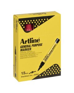 ARTLINE PROFESSIONAL SERIES GENERAL PURPOSE PERM MARKER RED